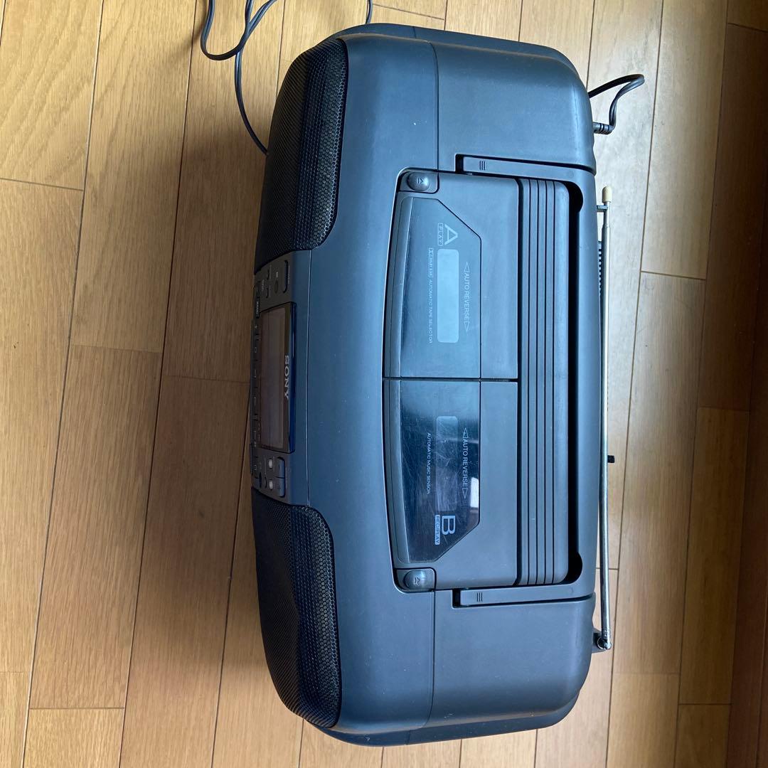 SONY ポータブル CD・MD・カセットデッキ取説有り リモコンなし