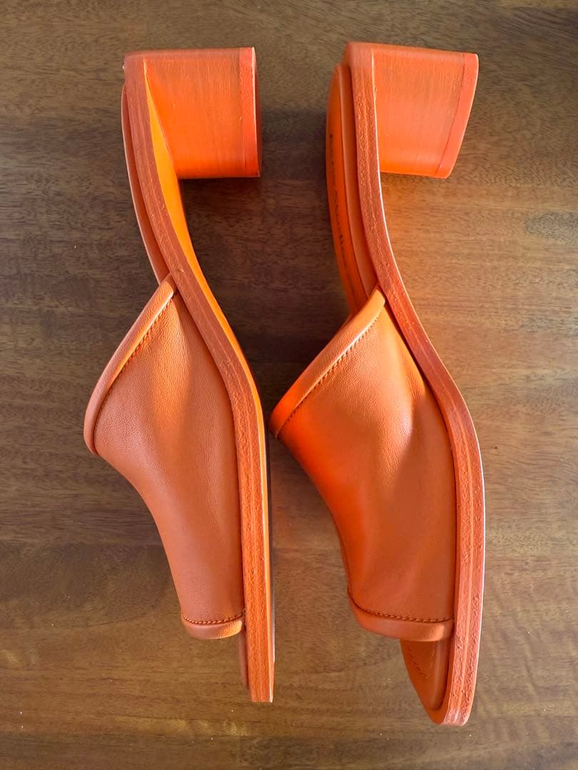 24.5cm Acne Studios オレンジ ミュール