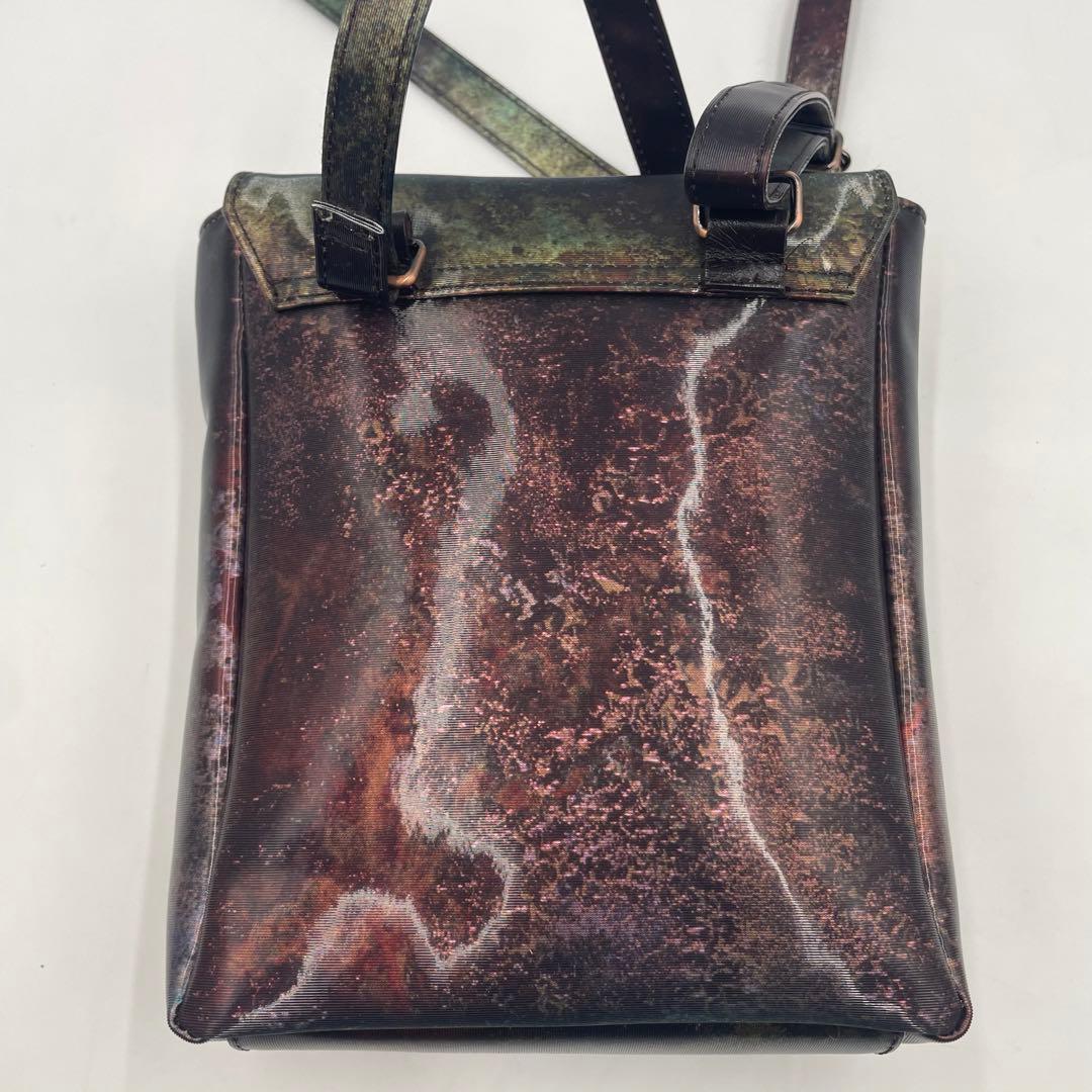 超希少】ジャンポールゴルチエ Vサイバー ショルダーバッグ 玉虫色 極