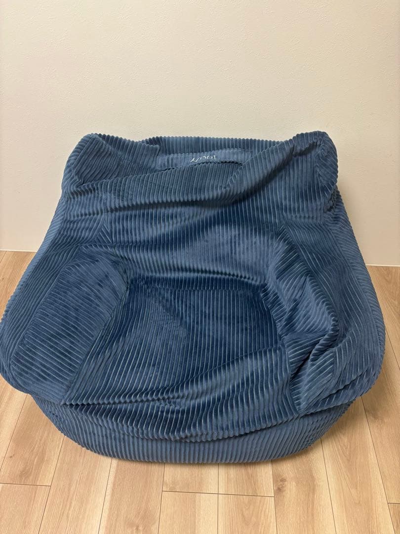 LOOSY 1人掛けビーズソファ Navy - メルカリ