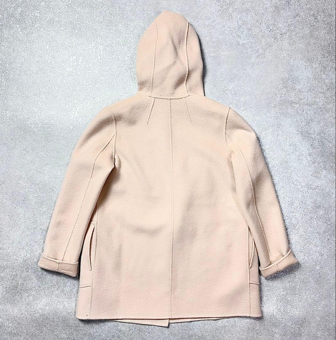 theory ウールカシミヤリバーコート フード ベビーピンク