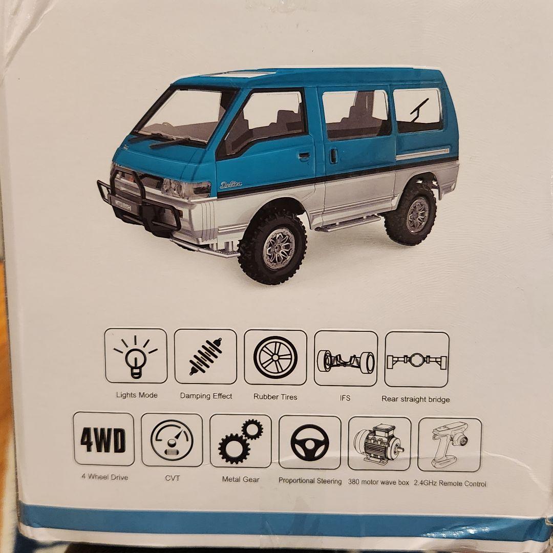 三菱デリカ L300 1986 4WD クローラーラジコン 1/12 ほぼ未使用 - メルカリ