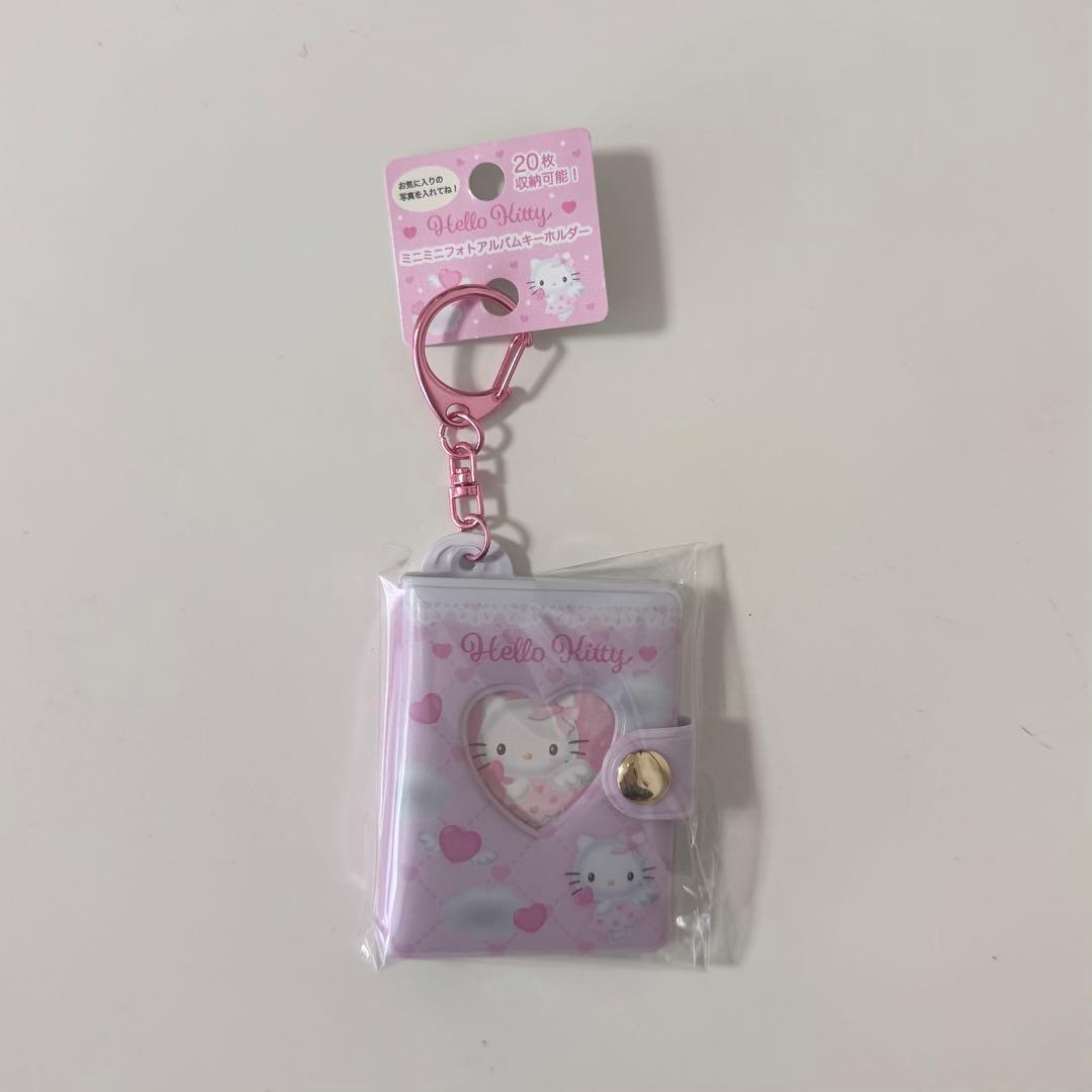 ハローキティ 90s ミニミニフォトアルバムキーホルダー エンジェル