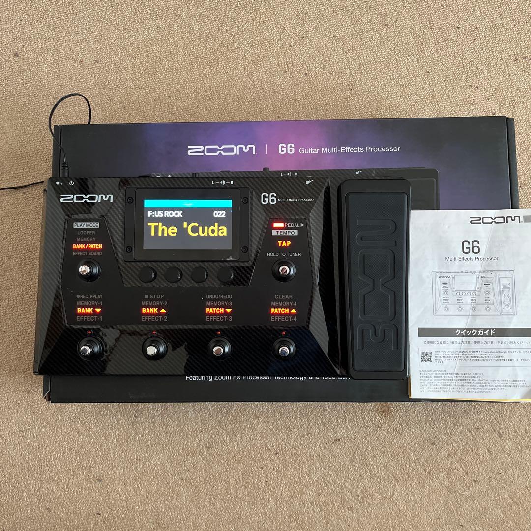 ZOOM G6 マルチエフェクター G6 | ZOOM