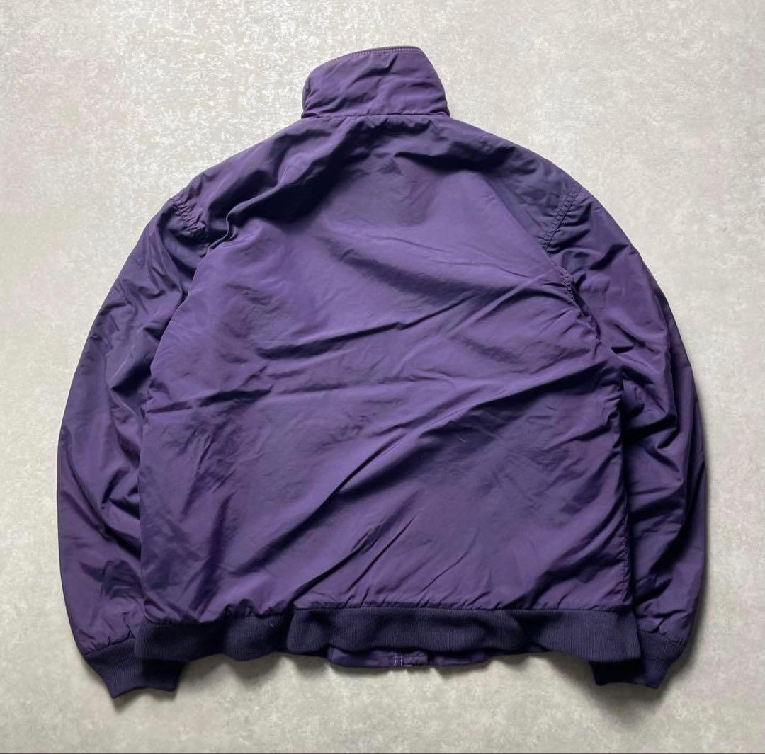 90s L.L.Beanナイロンジャケットパープルウォームアップシェルド