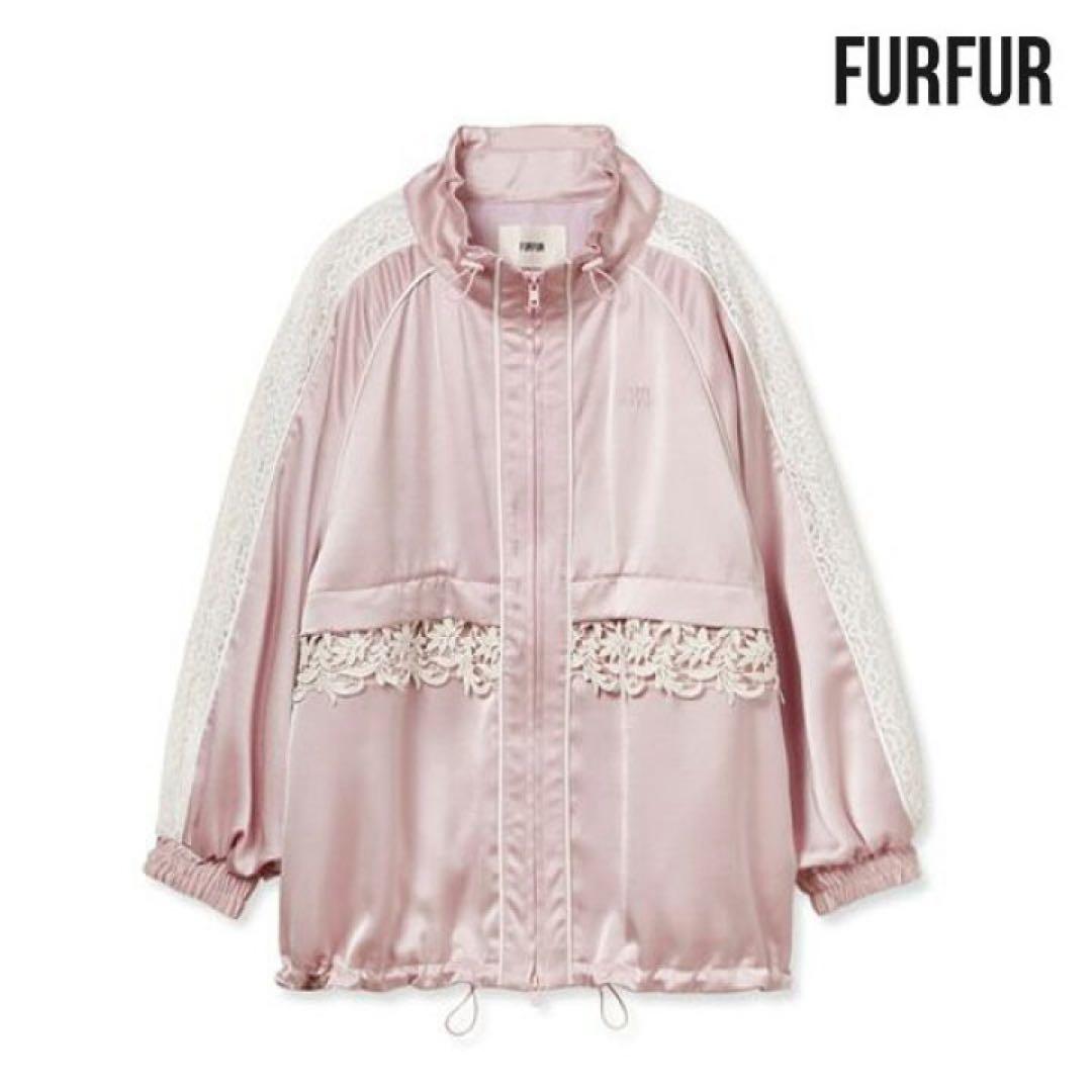 FURFUR レーストラックジャケット ファーファー サイドレースベロアトラックジャケット(Tシャツ／カットソー