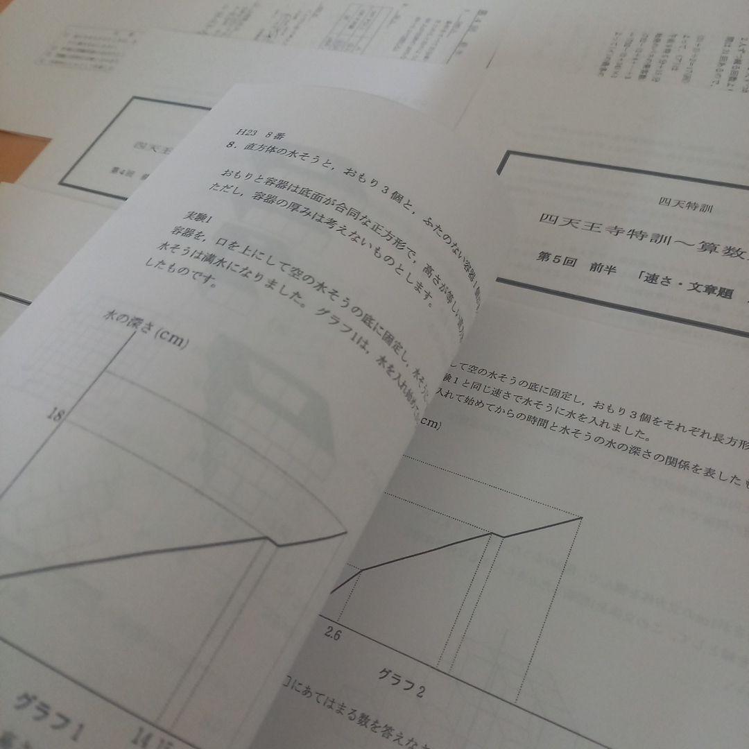 祝❕本日合格最終値下げ❕❕【最新版】浜学園 四天王寺特訓 算数対策