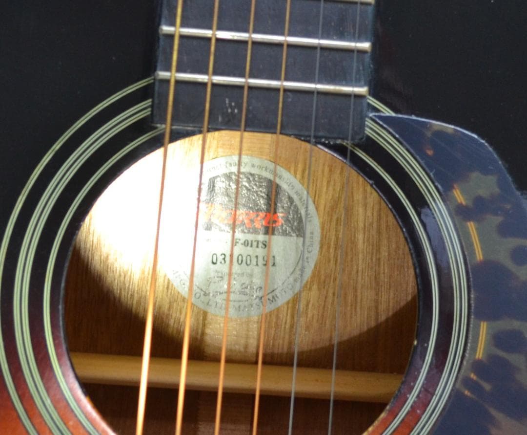 morris F-01TS モーリス アコースティック ギター付属品付