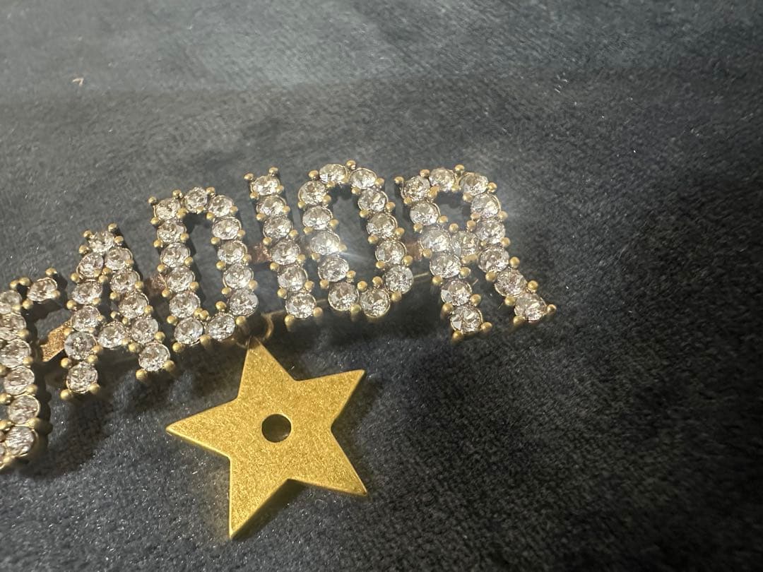 NR/7.30/10 DIOR ブローチ　スター　ラインストーン