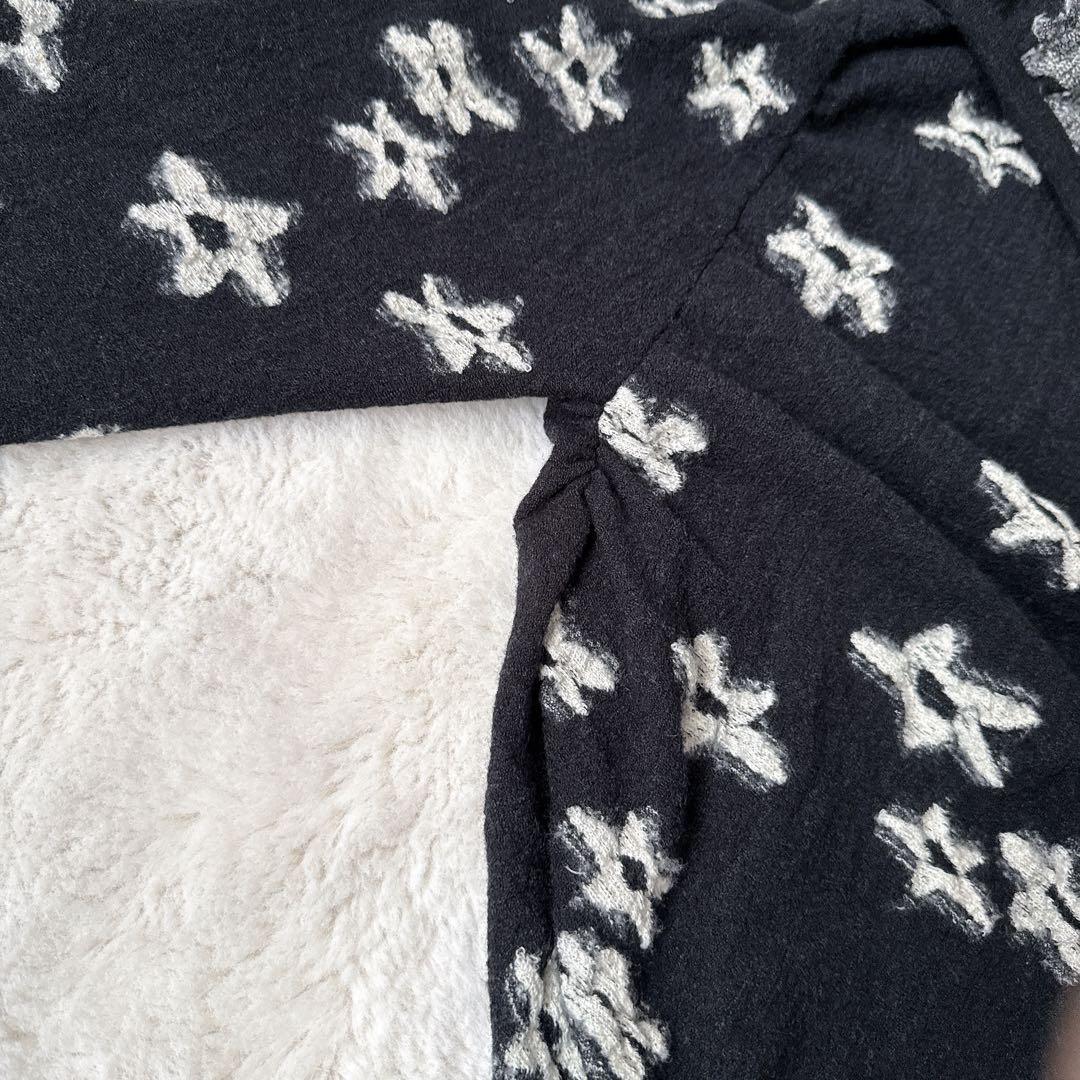 慈雨 センソユニコ 変形カーディガン フード 40 ウール 毛100% - メルカリ