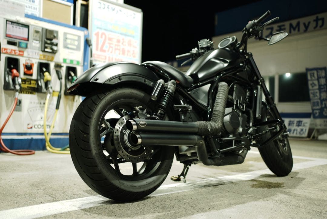 レブル1100 スリップオン 爆音マフラー - メルカリ