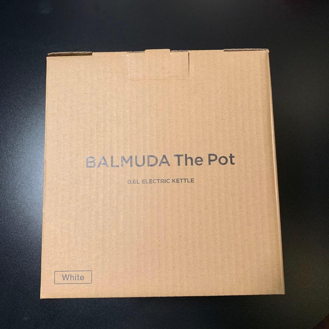 【未開封】BALMUDA The Pot K07A-WH ホワイト BALMUDA（バルミューダ） 0.6L 電気ケトル BALMUDA The Pot K07A-WH