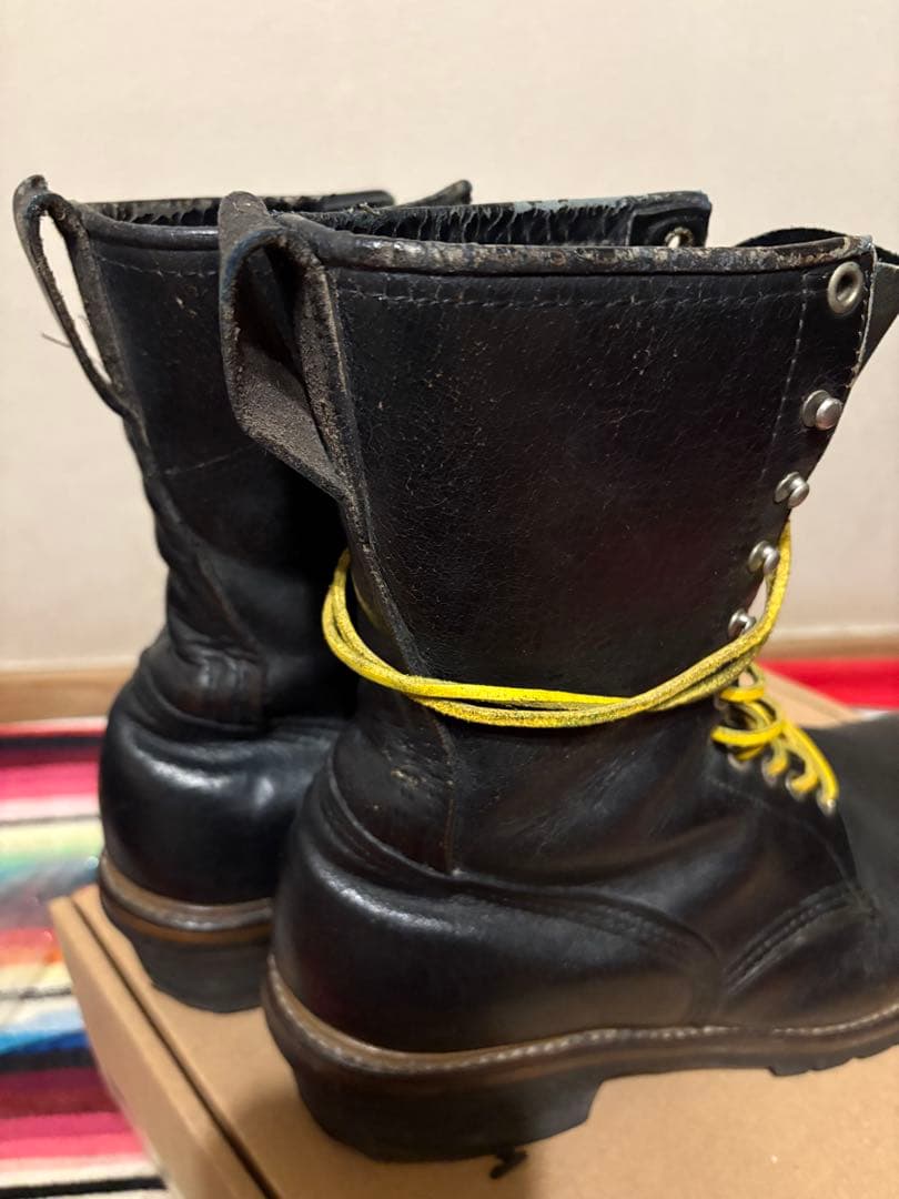 激安！ REDWING ロガーブーツ 8.5D PT91 茶芯 レッドウイング