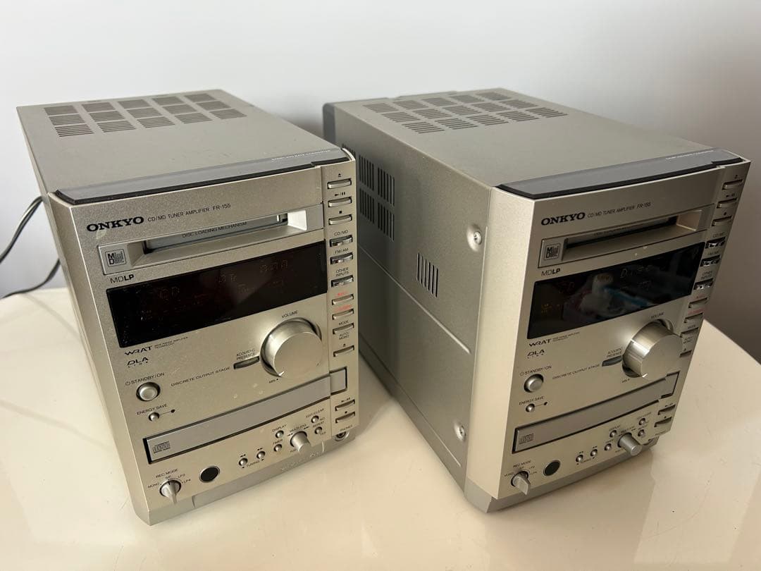 ジャンク】ONKYO CD/MDチューナーアンプ FR-155 ×2台 - メルカリ