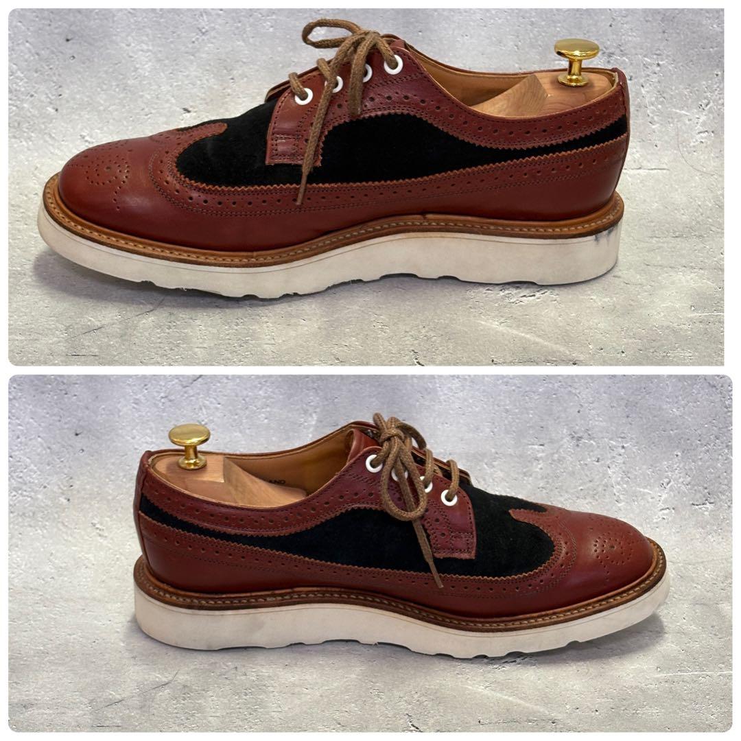 サンダース SANDERS (UK7.5) DUFFER別注 レザースニーカー - メルカリ