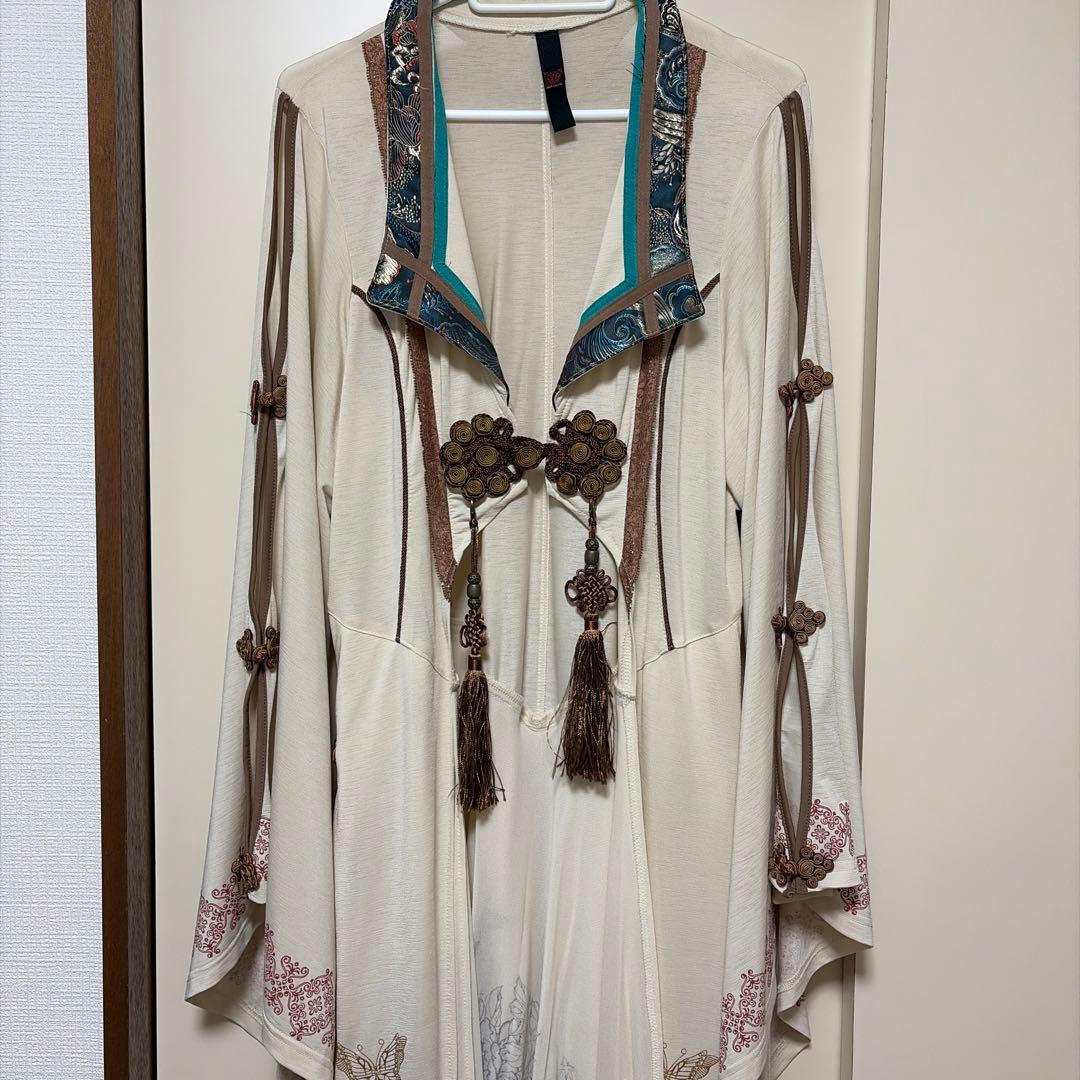 OZZ ONESTE 和チャイナ 羽織 グリーン ozz oneste チャイナワンピース 羽織り グリーン