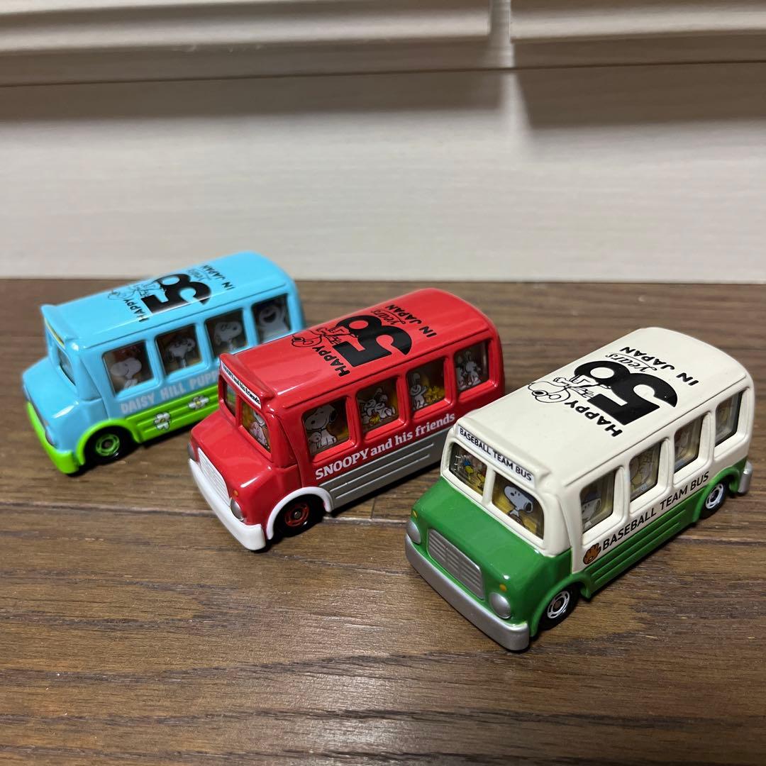 スヌーピー日本上陸50周年記念 ドリームトミカコレクション全6種類