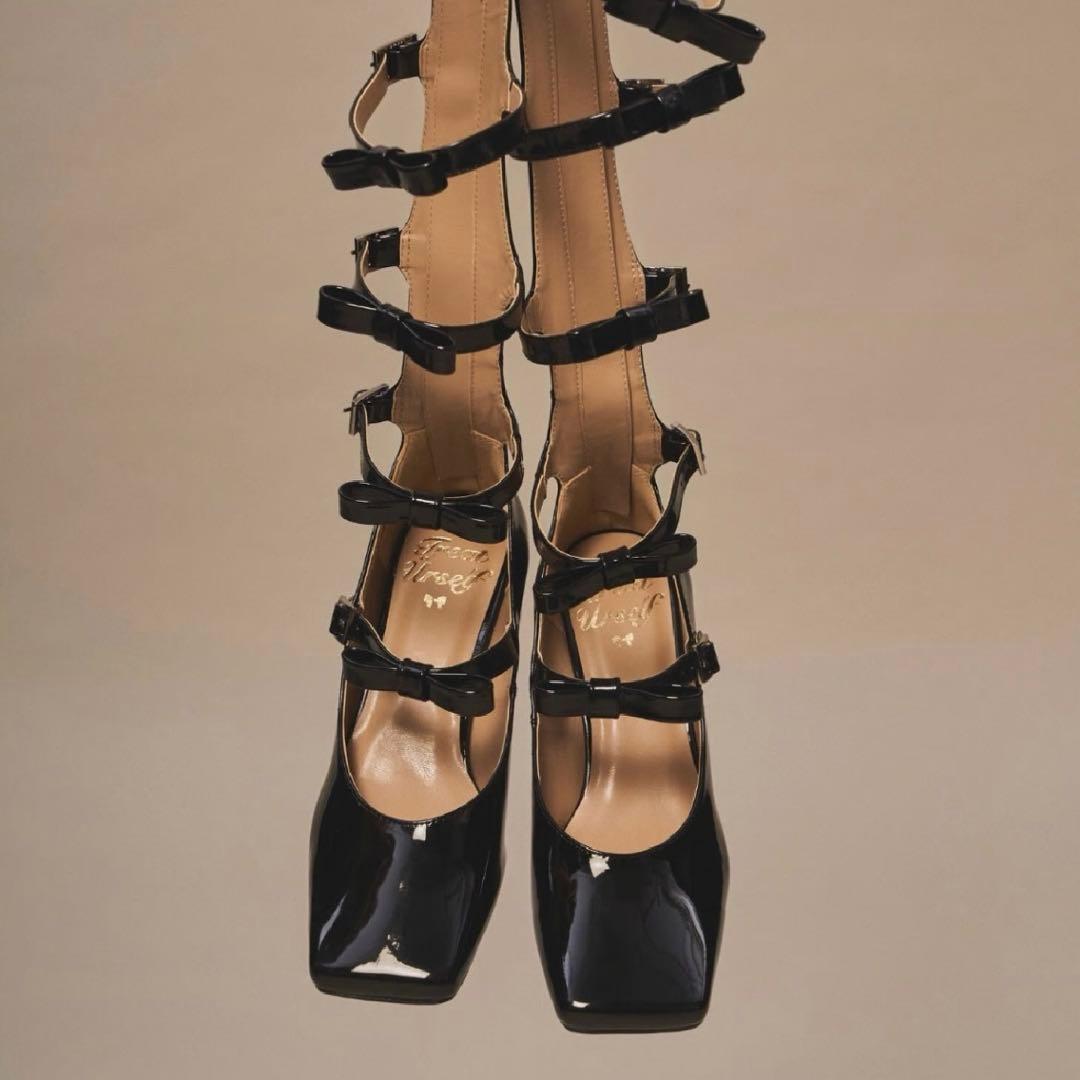 Treat ürself ribbon girly pumps boots SMAIBULUN Ugg | Rhinestone Ribbon Tri-Tie Bow Suede Boots - Chestnut