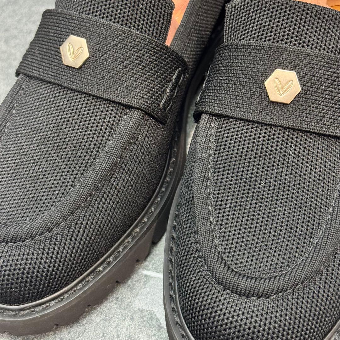 極美品✨VIVAIA アーモンドトゥ ペニー ブラック ローファー 24.5cm