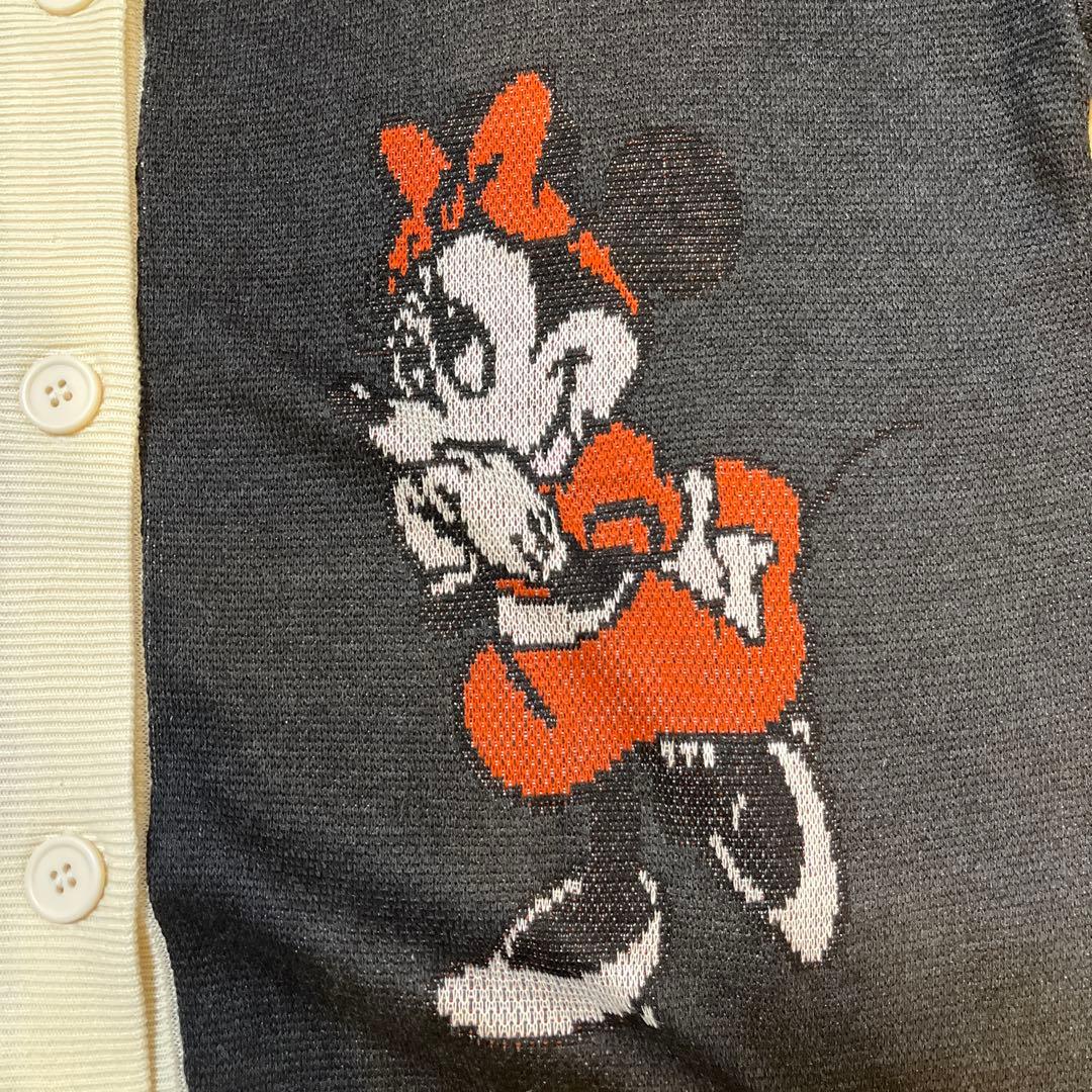 新品タグ付き ディズニー ミッキー ミニー ニット カーディガン