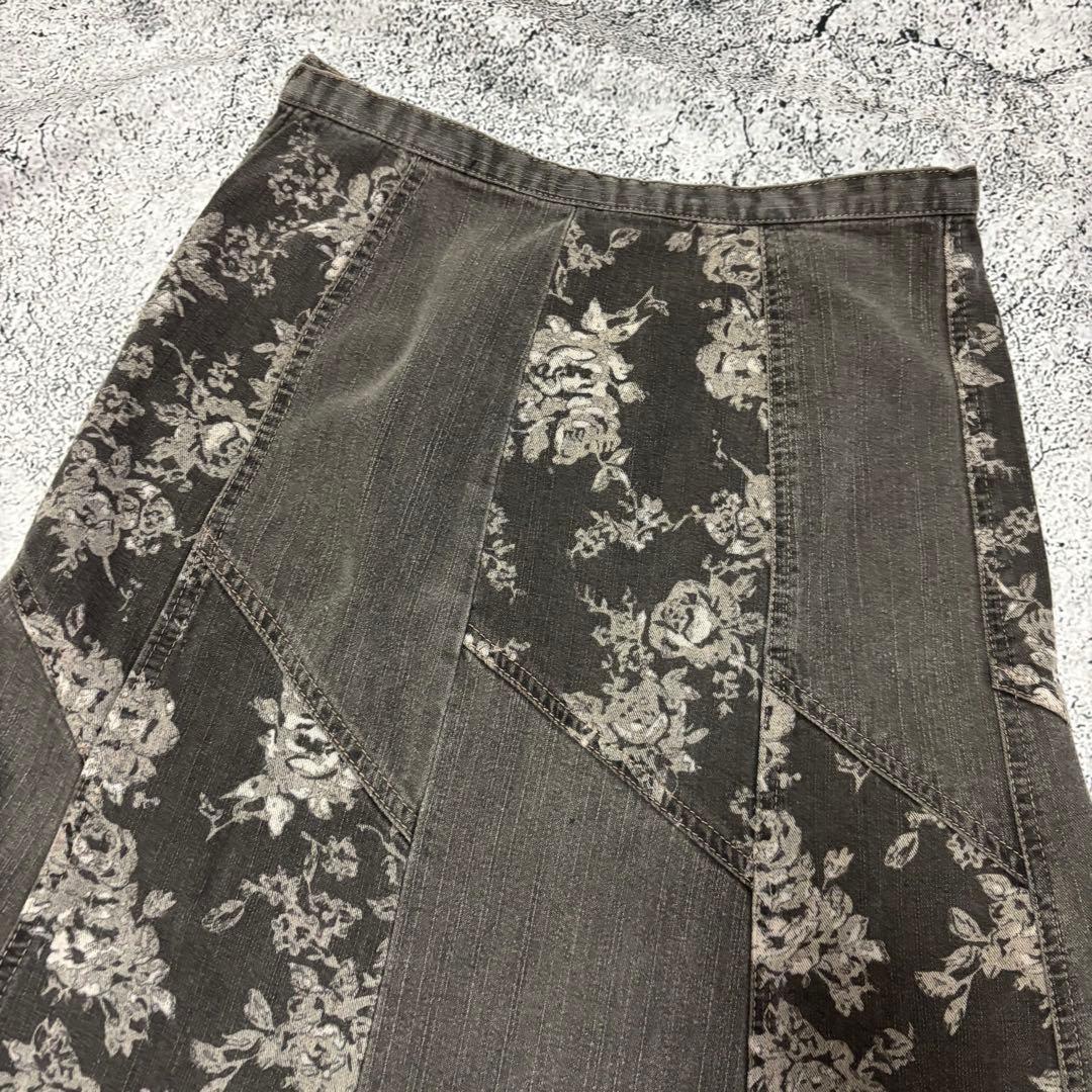 y2k 00s 森ガール ニットポンチョ スカート 2点セット ファー フリンジ