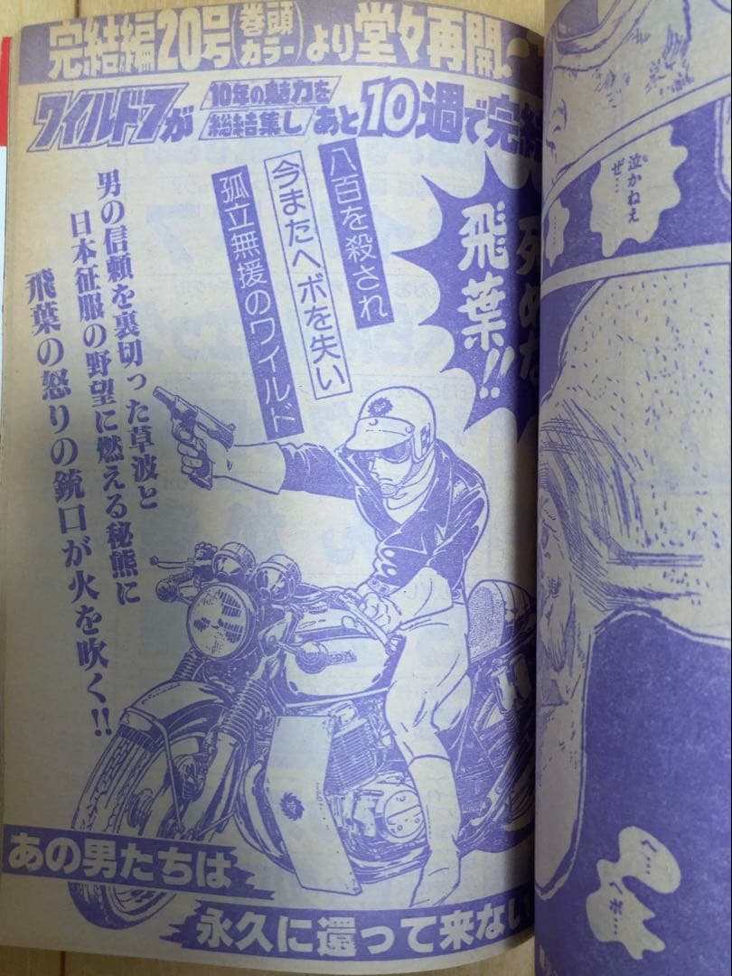 週刊少年キング 1979年15号 表紙:ワイルド7/ 望月三起也 - メルカリ