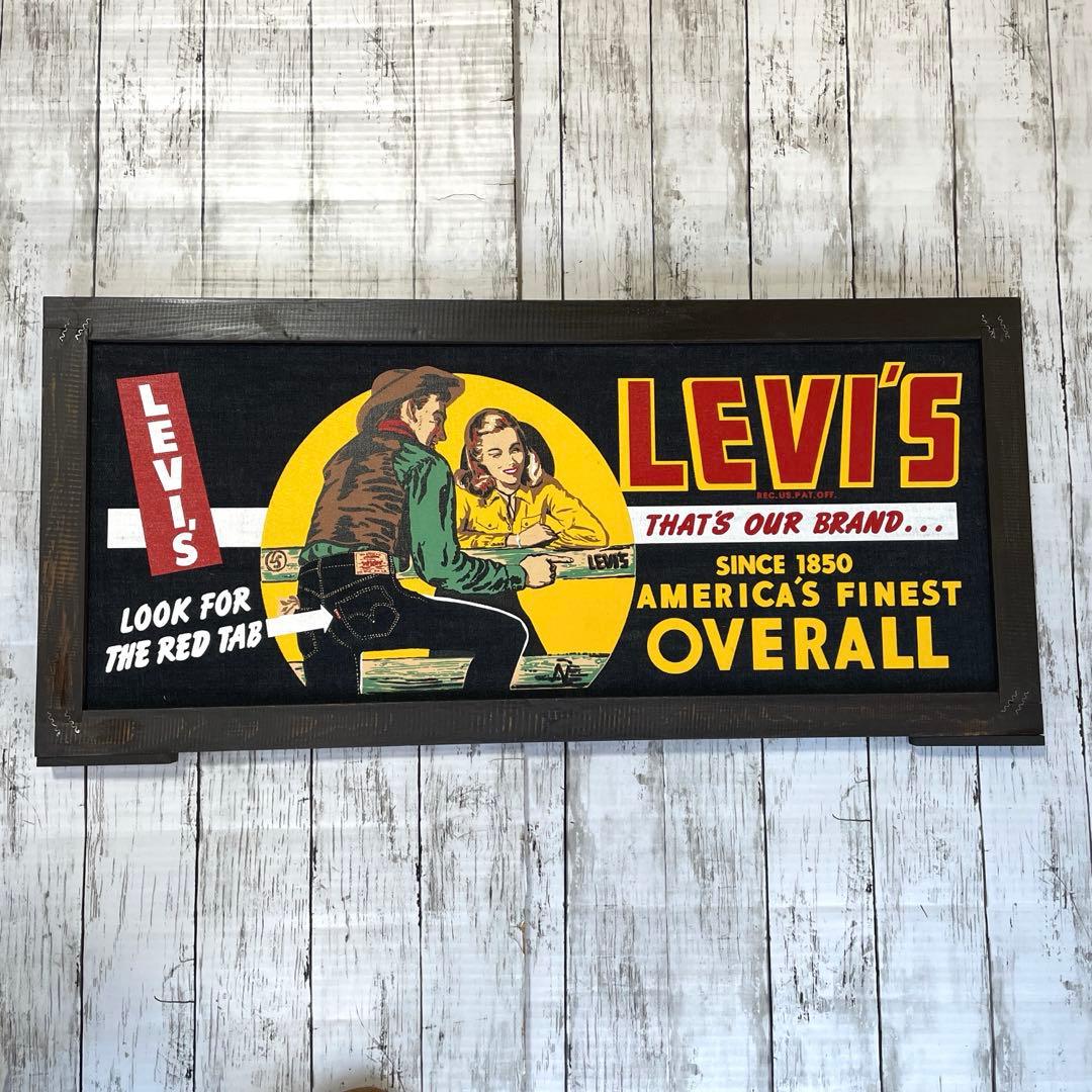 LEVI'S リーバイス バナーlev's ノベルティ ビンテージ 販促 - メルカリ