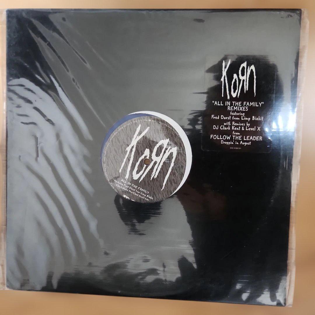 Korn - All In The Family Remixes ブルーバイナル Korn – All In The Family (Remixes) – Vinyl (Blue, 12