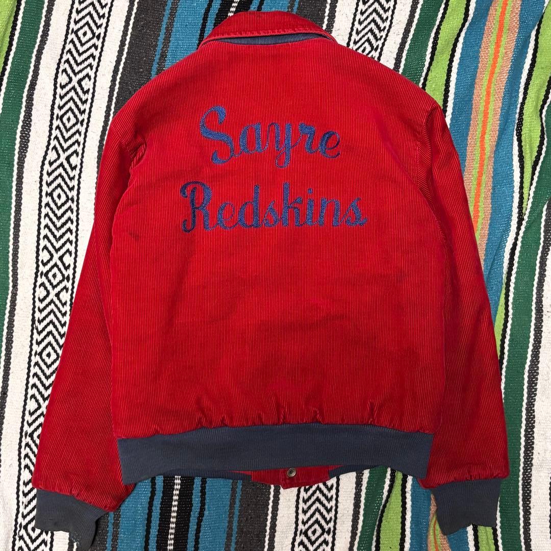 50-60´s park regalコーデュロイ スタジャン 赤