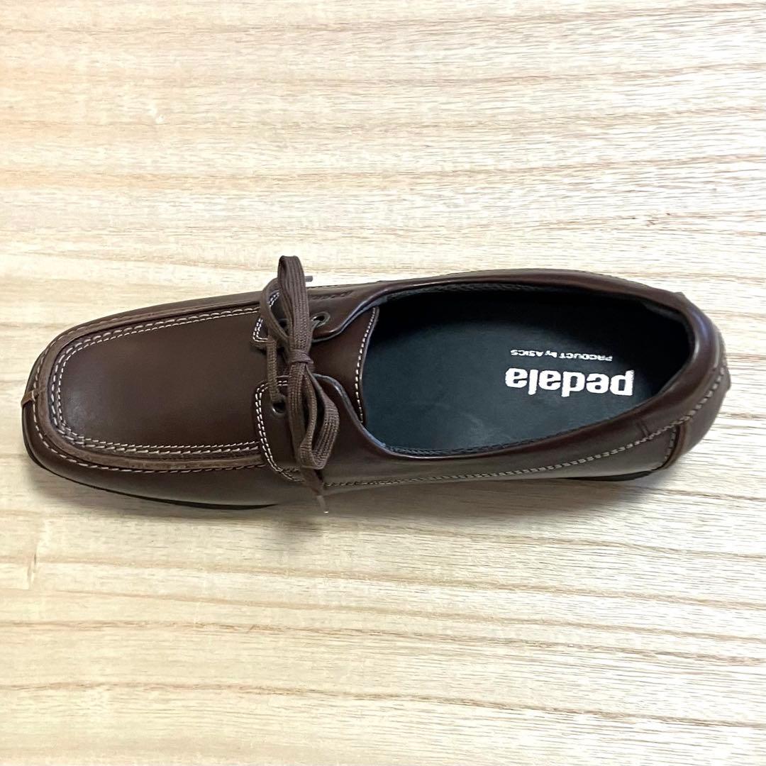 未使用品 タグ付き pedala ペダラ ブラウン 23.5cm