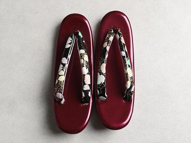 【新品】振袖用 草履バッグセット 24.5cm 小花柄 00840N