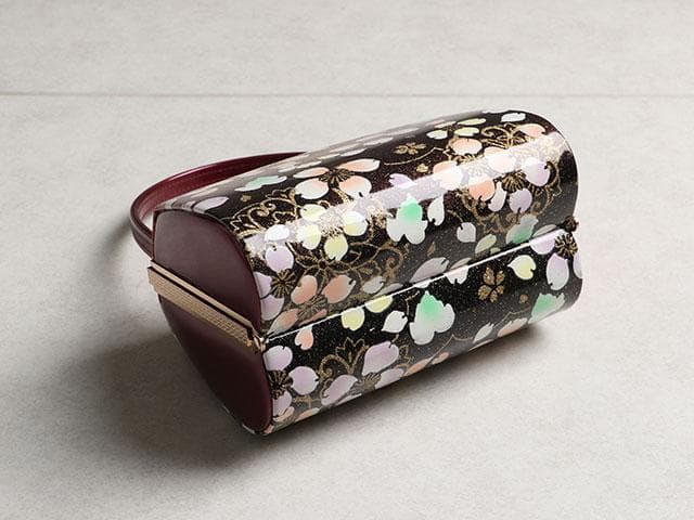 【新品】振袖用 草履バッグセット 24.5cm 小花柄 00840N