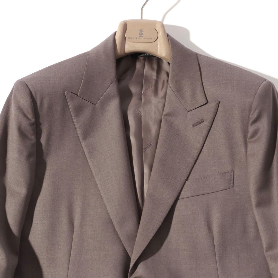 HERMES エルメス セットアップ スーツ グレージュ 50・48 L〜XL - メルカリ