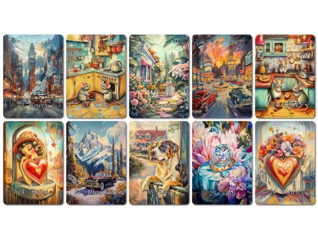 正規品ルノルマンカード】1点限定✨美麗✨1950年代の幸せな日々の