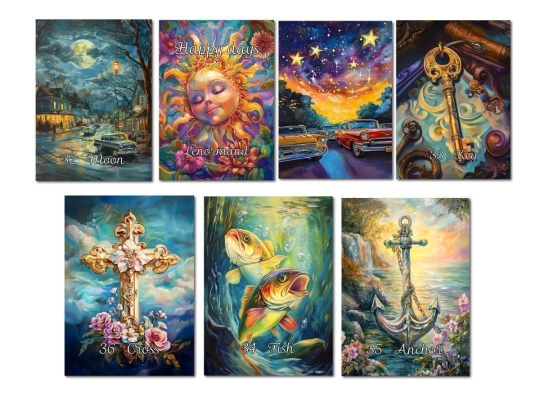 正規品ルノルマンカード】1点限定✨美麗✨1950年代の幸せな日々の