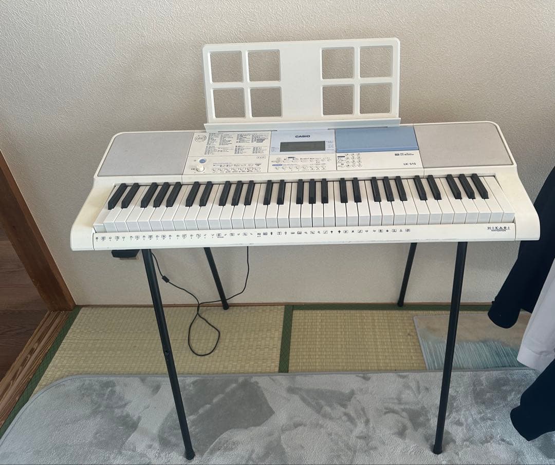 CASIO Casiotone LK-515 光る鍵盤 - メルカリ