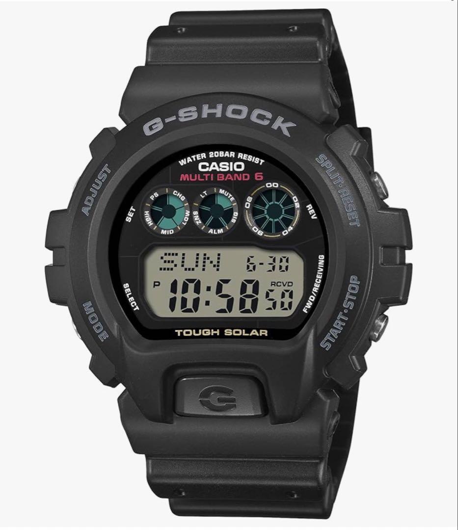 腕時計 ジーショック 電波ソーラー GW-6900U-1JF メンズ ブラック G-SHOCK デジタル 6900シリーズ GW-6900U-1JF メンズ 腕時計 電波
