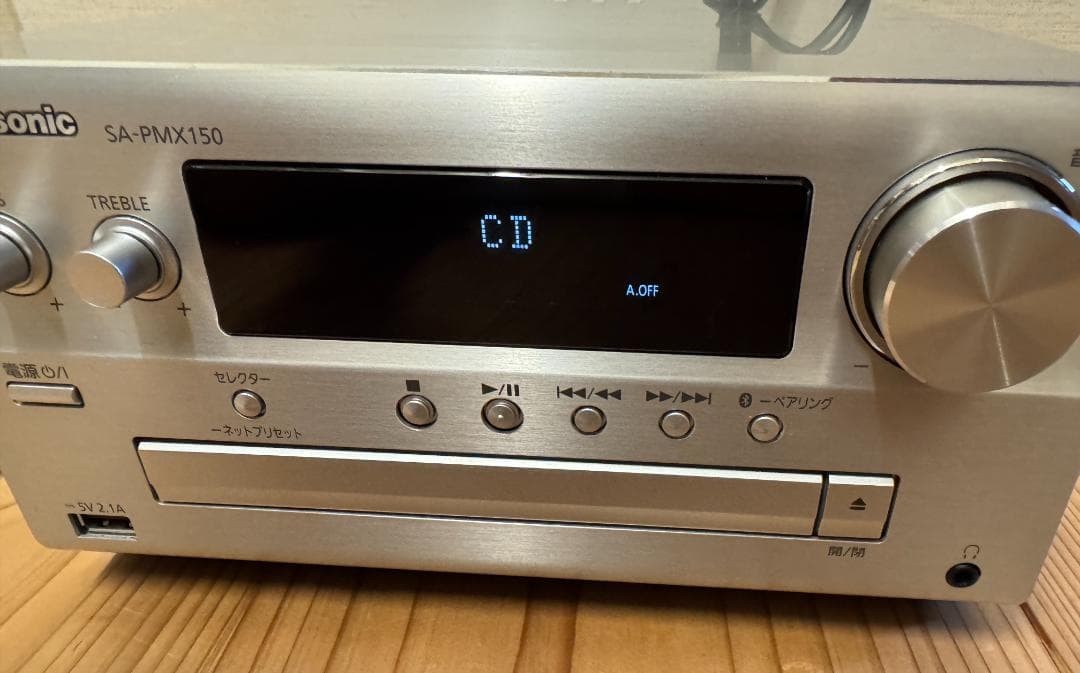 中古 付属品完備！Panasonic ミニコンポ SC-PMX150-S - メルカリ