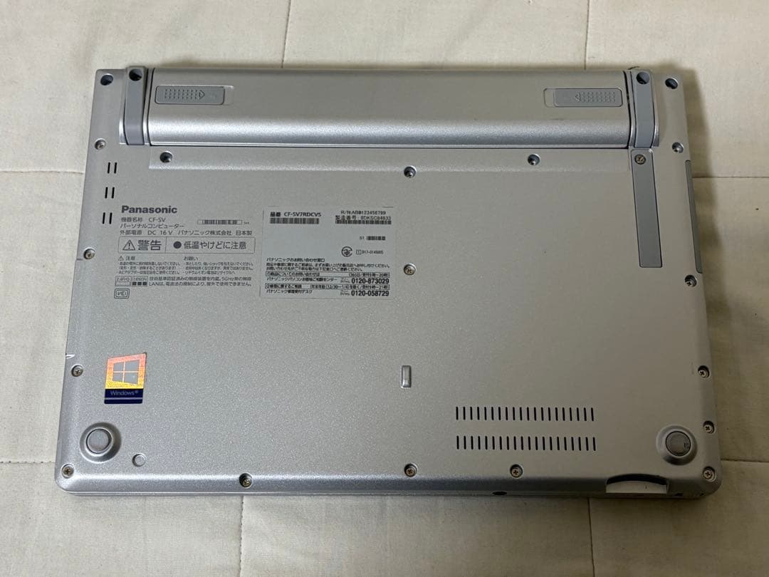 パナソニックLet'snote CF−SV7RDCVS 初期化済み1 - メルカリ