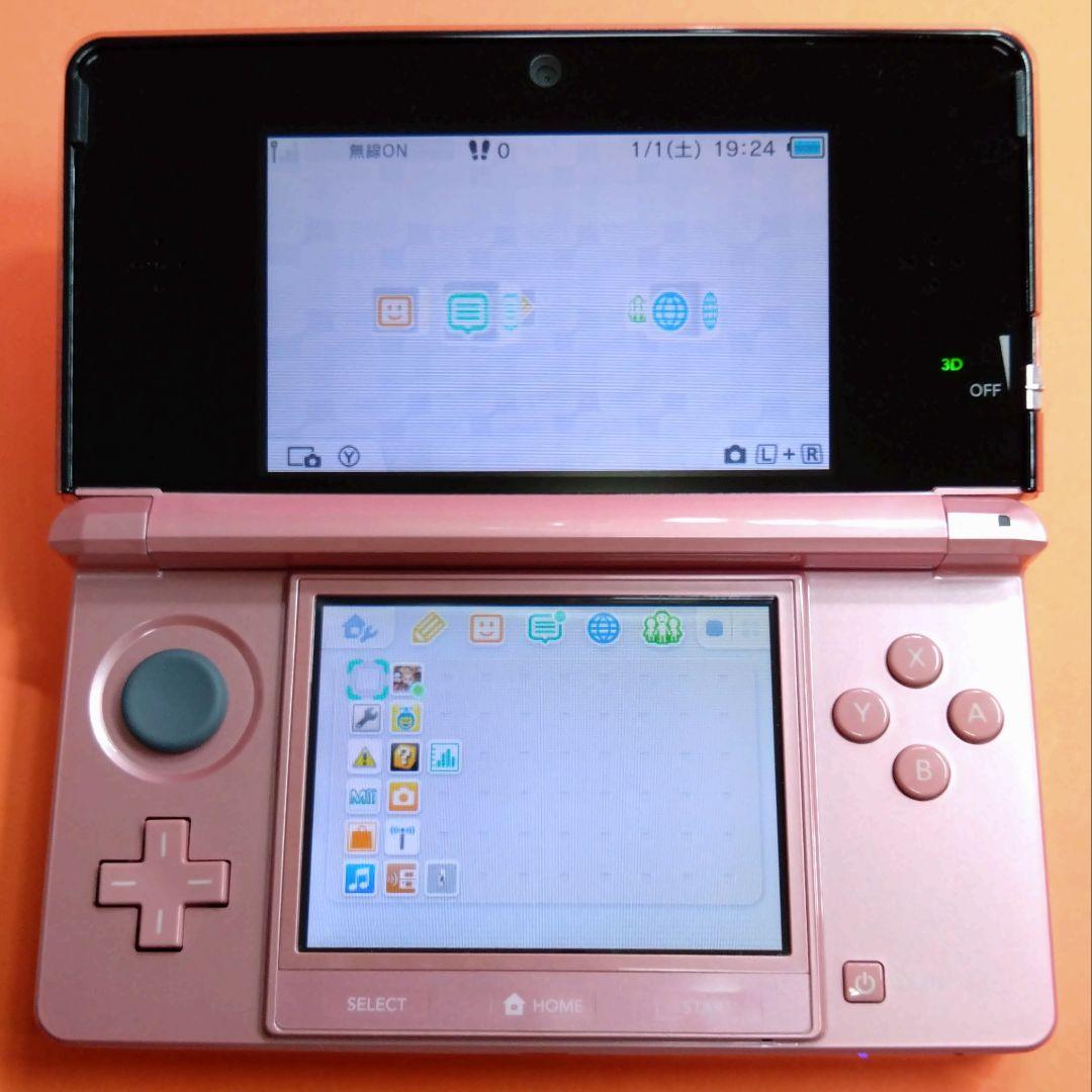 美品 ニンテンドー 3DS ミスティピンク 本体 付属品 任天堂 710 - メルカリ