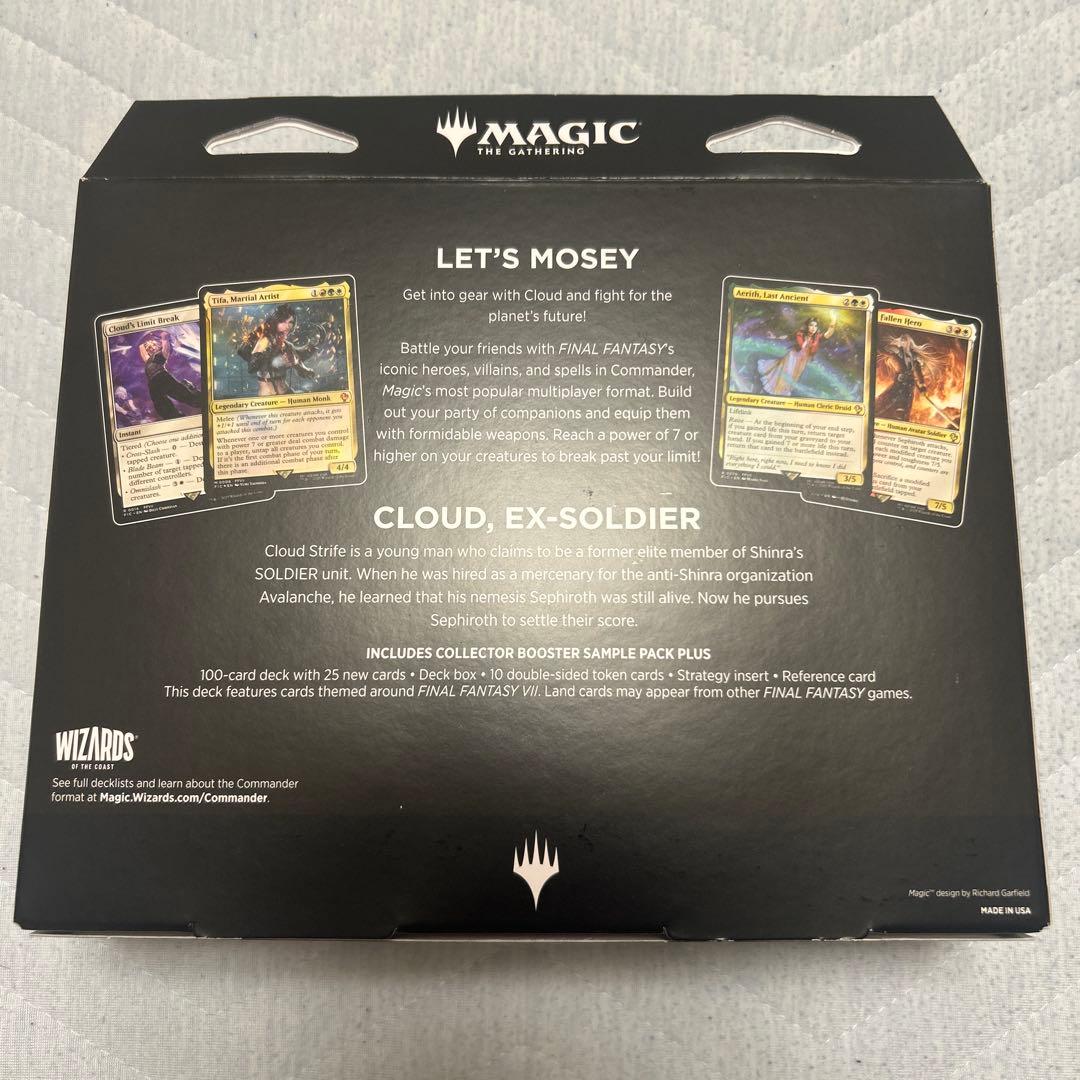 MTG FF 統率者デッキ「リミット・ブレイク」英語版クラウド - メルカリ