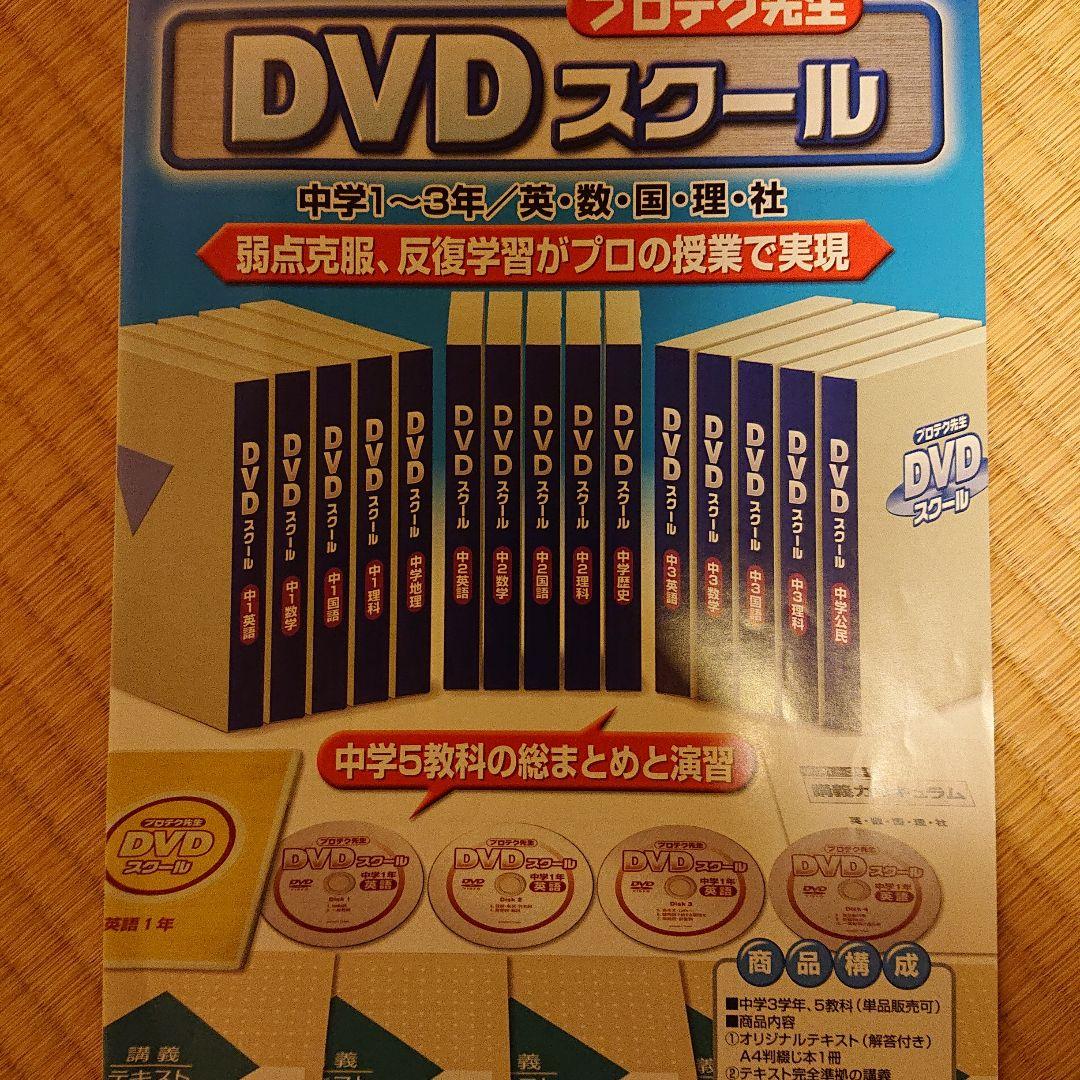 プロテク先生 DVDスクール 数学 小6～中3