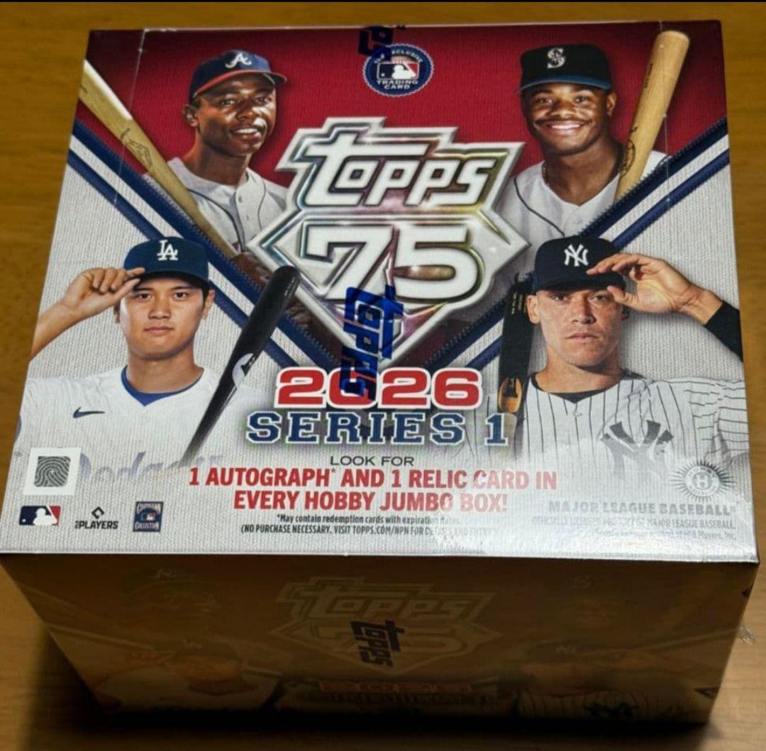 新品未開封】2026 Topps Series 1 Jumbo Box - メルカリ