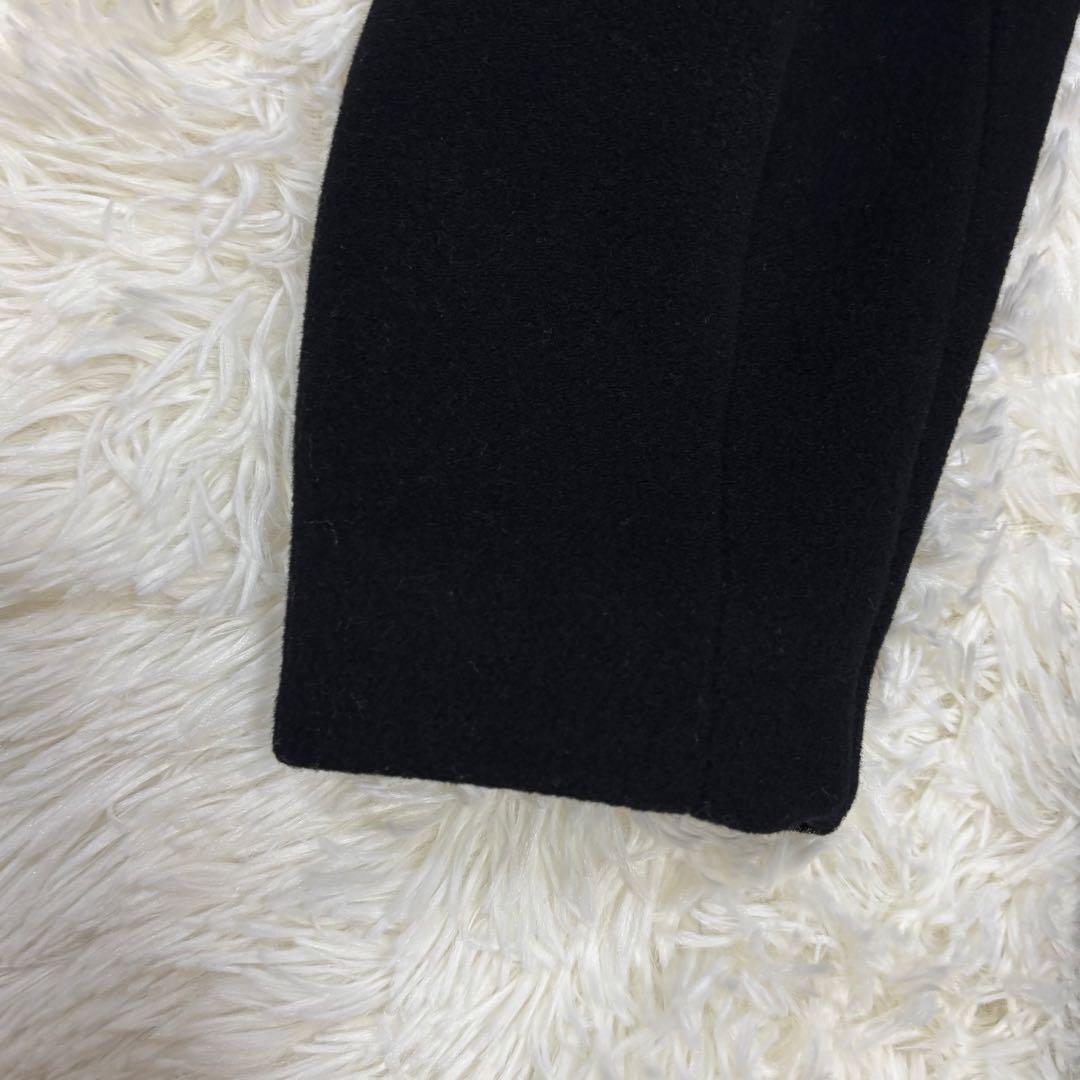 ティエリーミュグレー✨フレアロングコート✨黒✨ヴィンテージ✨女優襟✨ウール✨希少