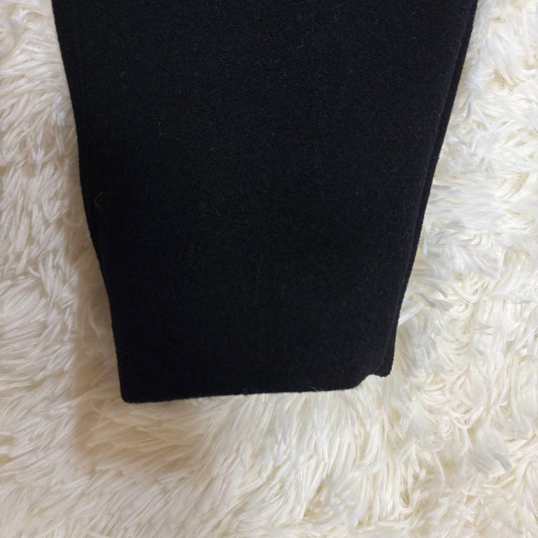 ティエリーミュグレー✨フレアロングコート✨黒✨ヴィンテージ✨女優襟✨ウール✨希少