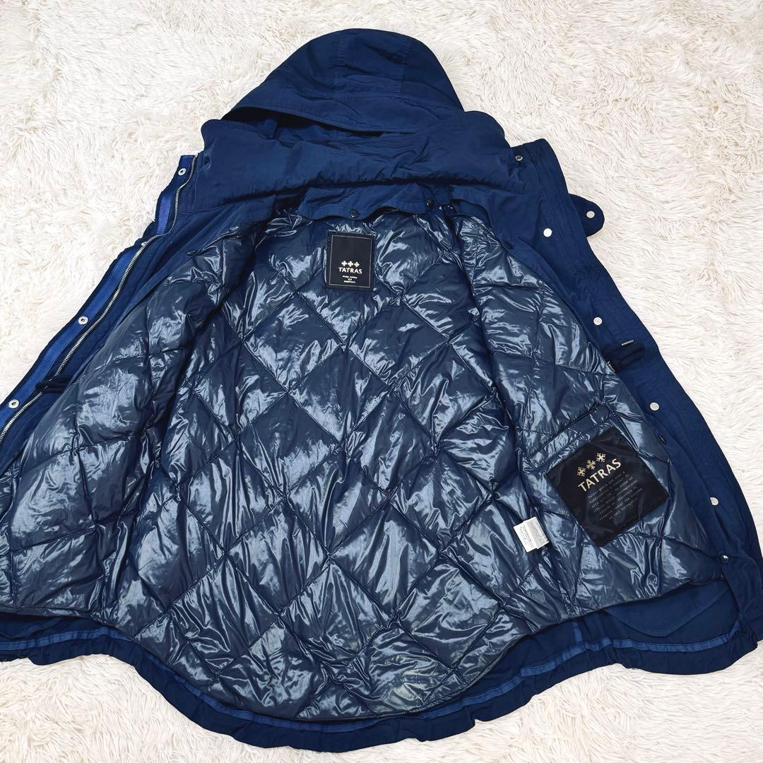 TATRAS タトラス 5wayダウンライナー付 マウンテンパーカー 紺 - メルカリ