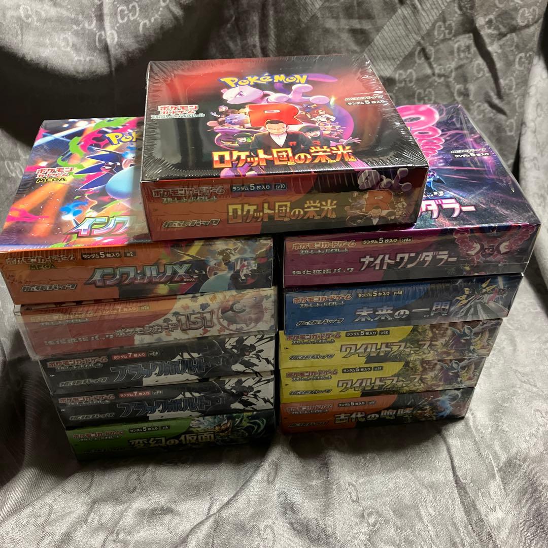 ポケモンカード　シュリンク付きBOX 11box まとめ売り ポケモンカードゲーム [新品未開封シュリンク付き] シャイニー