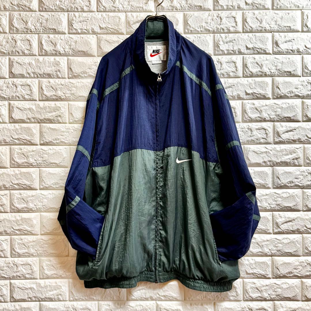◇My Hair is Bad椎木知仁／同型◇90sナイキ ナイロンジャケット緑