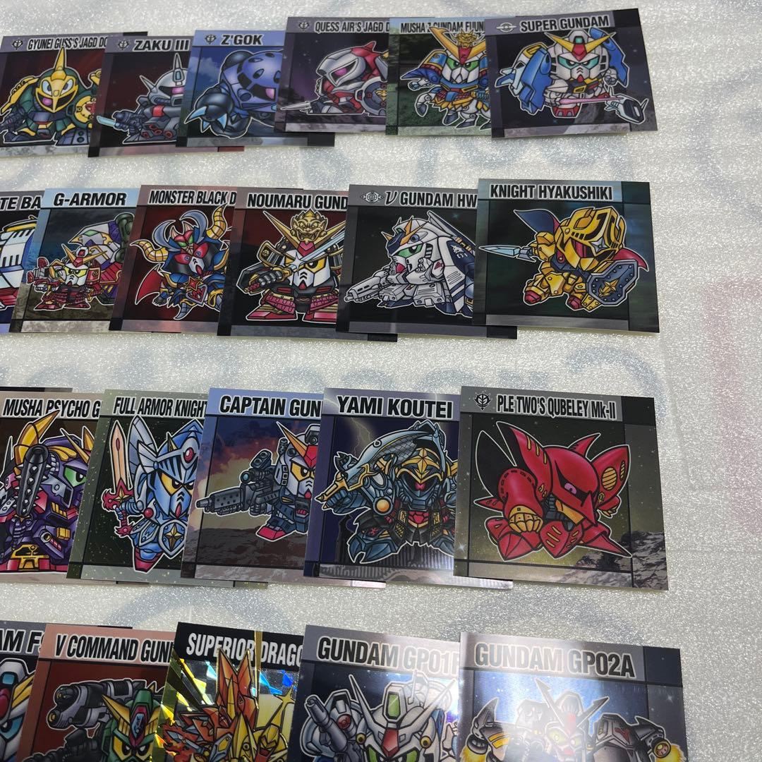 最新弾 元祖SDガンダム スナック 2弾 メタリックシール 全33種