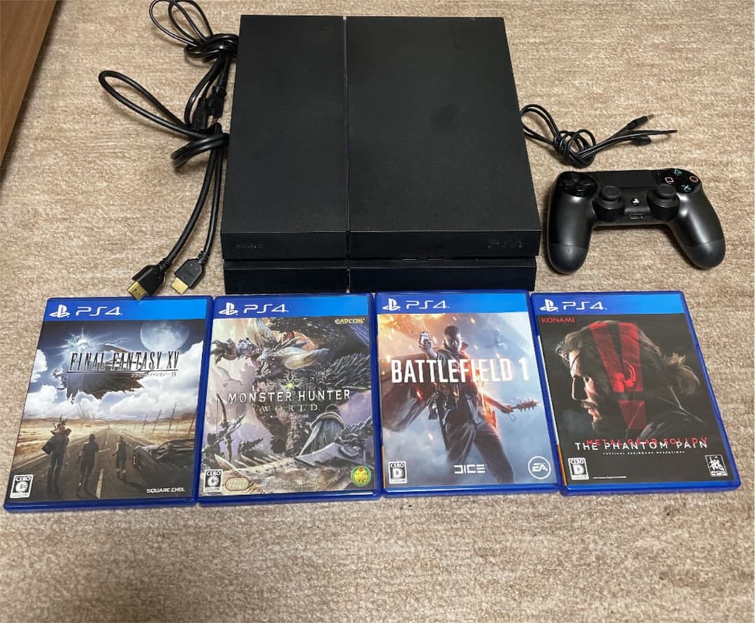 PS4 本体 CUH-1200A 500GBブラック Amazon.com: PlayStation 4 Jet Black 500GB (CUH-2200AB01)